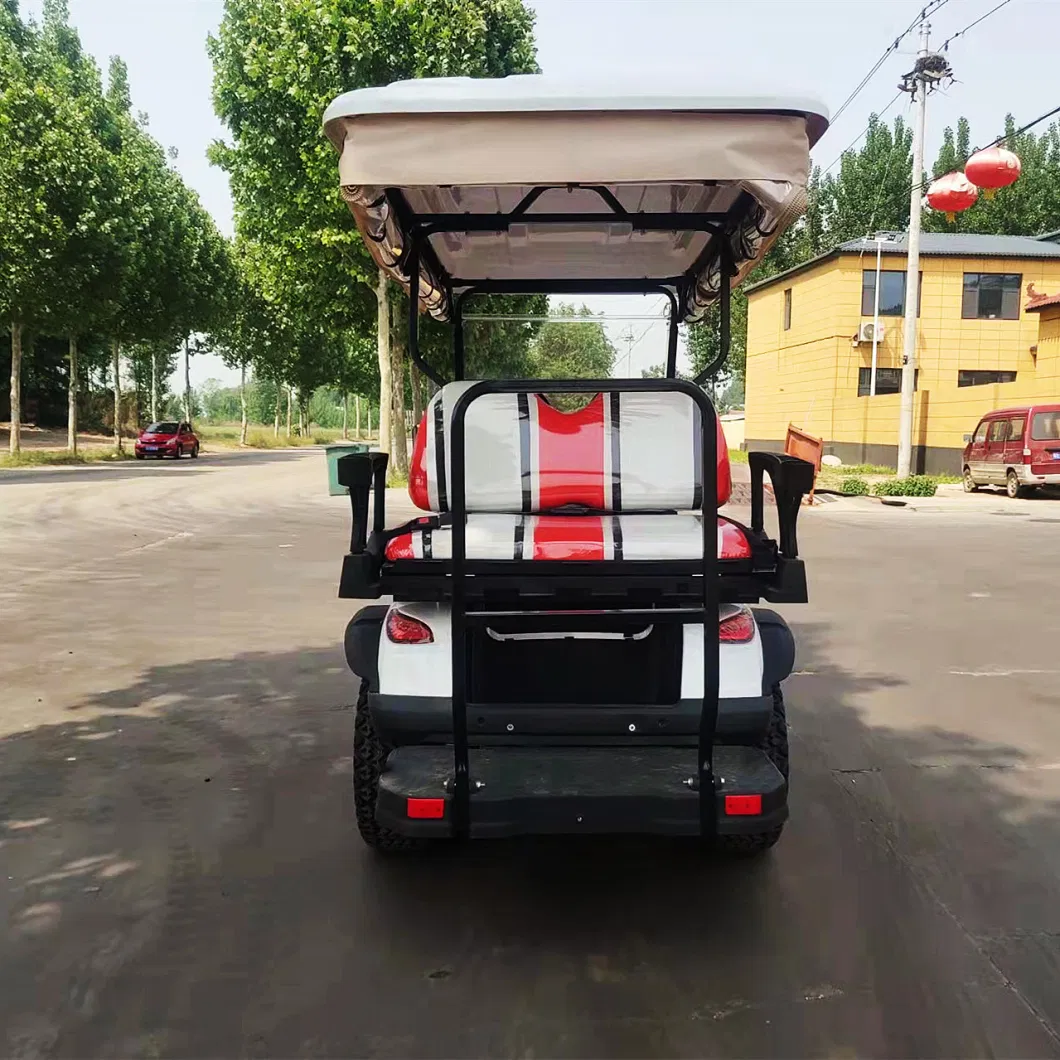CE Approved China Made 2 /4 /6seat Battery Powered Electric Aluminum Wheels Golf Cart and Controller