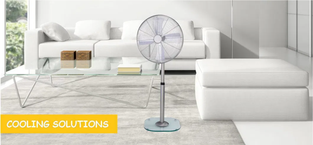 Electrical 16&quot; Classic Stand Fan with Glass Base